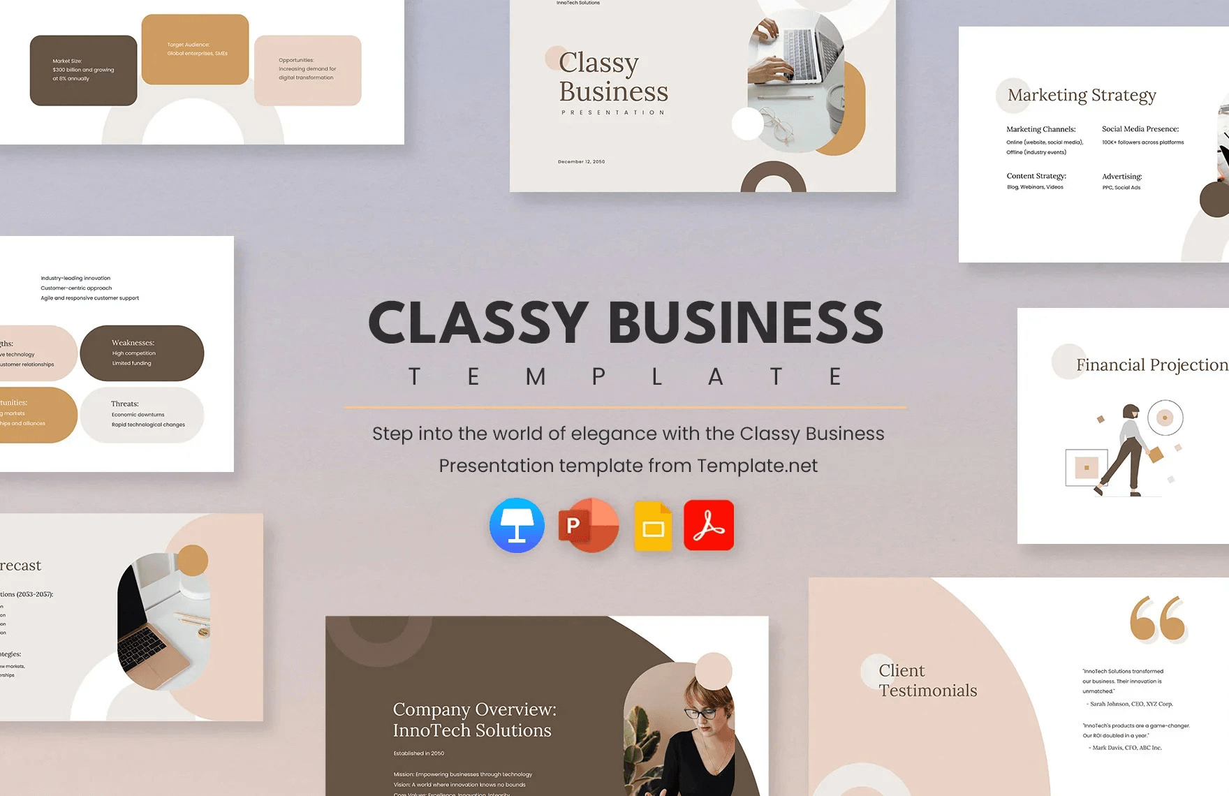 Free Classy Business Template