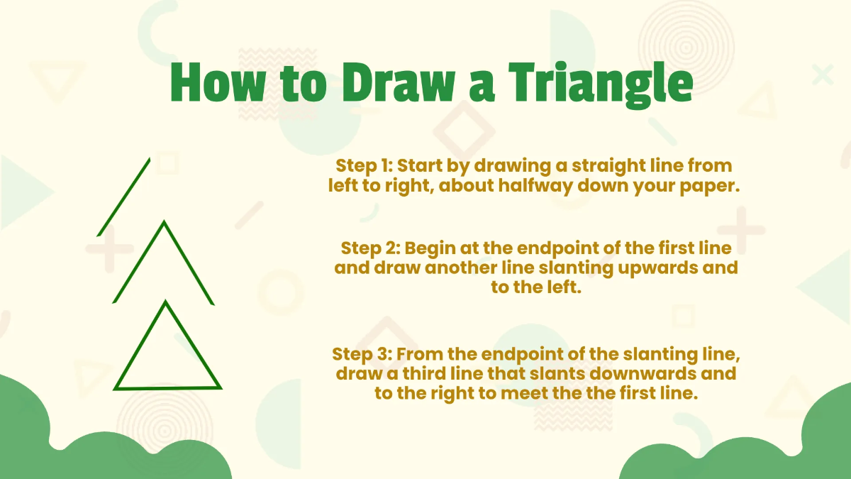 Free Recognizing and Drawing Shapes Template to Edit Online