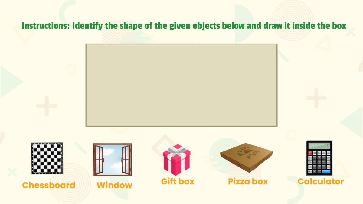 Free Recognizing and Drawing Shapes Template to Edit Online