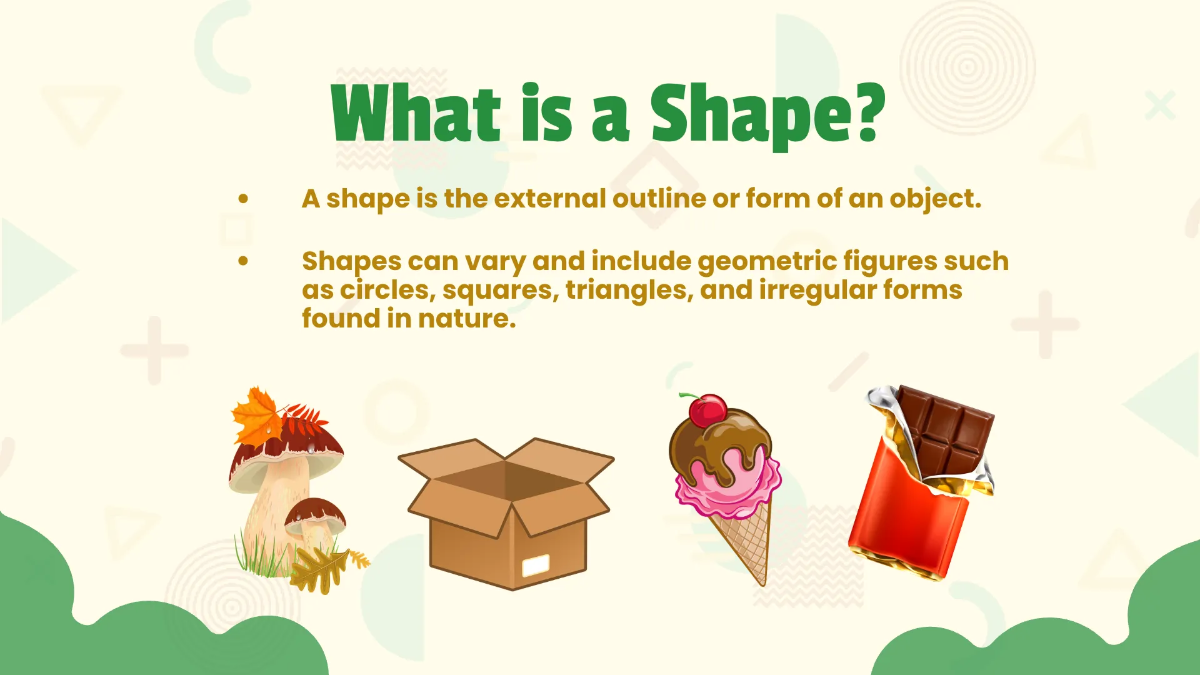 Free Recognizing and Drawing Shapes Template to Edit Online