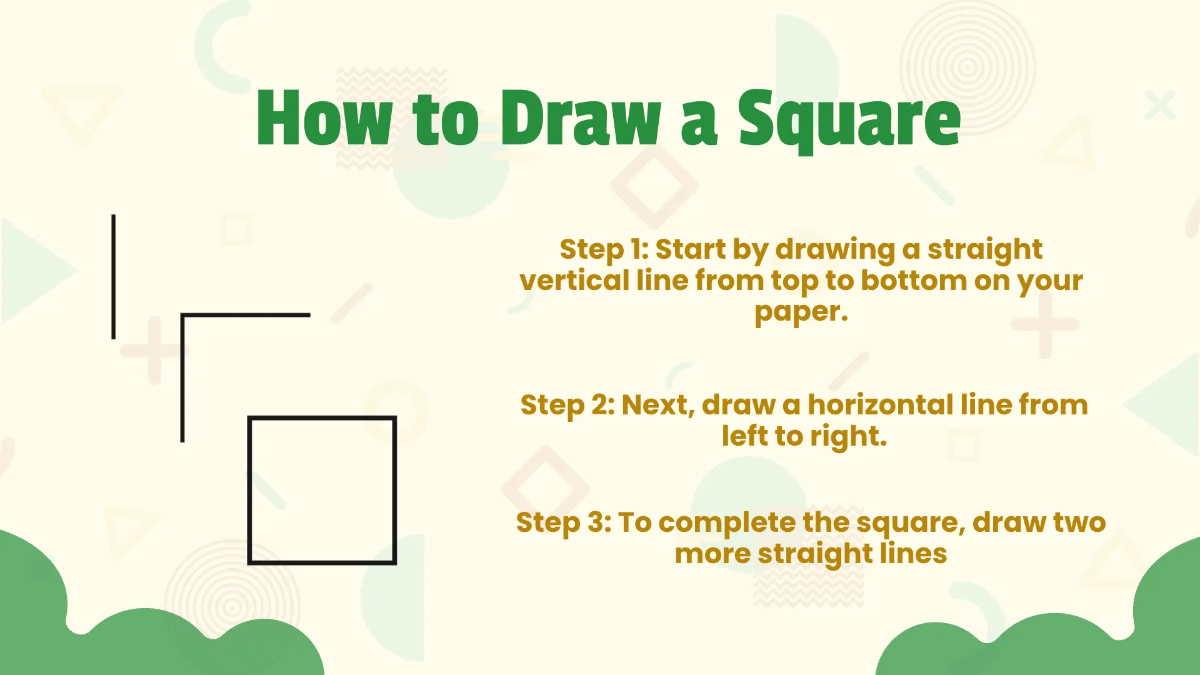 Free Recognizing and Drawing Shapes Template to Edit Online