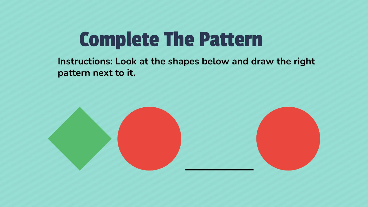 Free Recognizing and Creating Simple Patterns Template to Edit Online