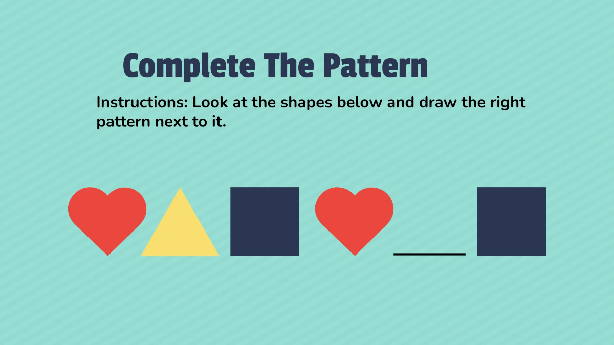 Free Recognizing and Creating Simple Patterns Template to Edit Online