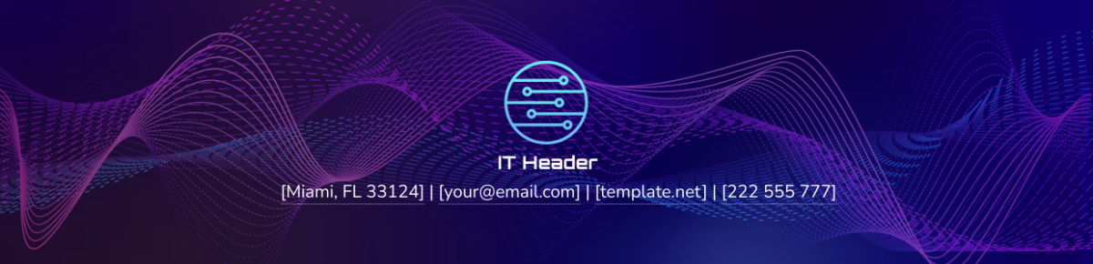 Free IT Header Template