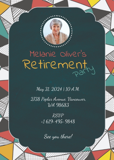 Retirement Party Invitation Template