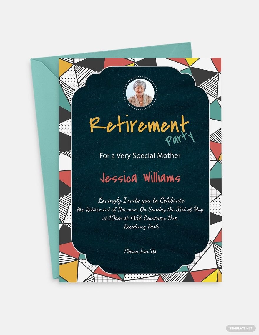 Printable Retirement Party Invitation Template
