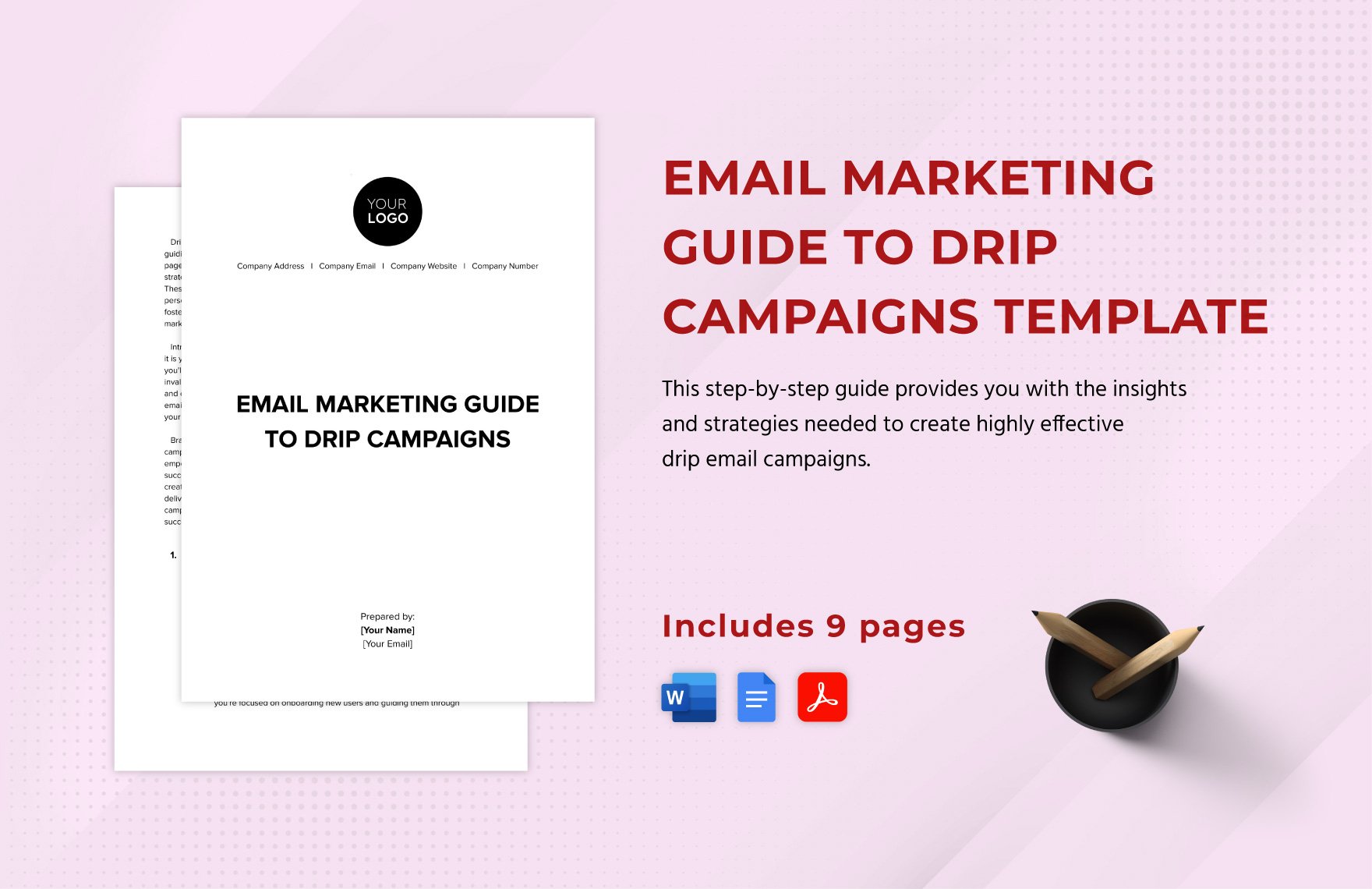 Email Marketing Guide to Drip Campaigns Template
