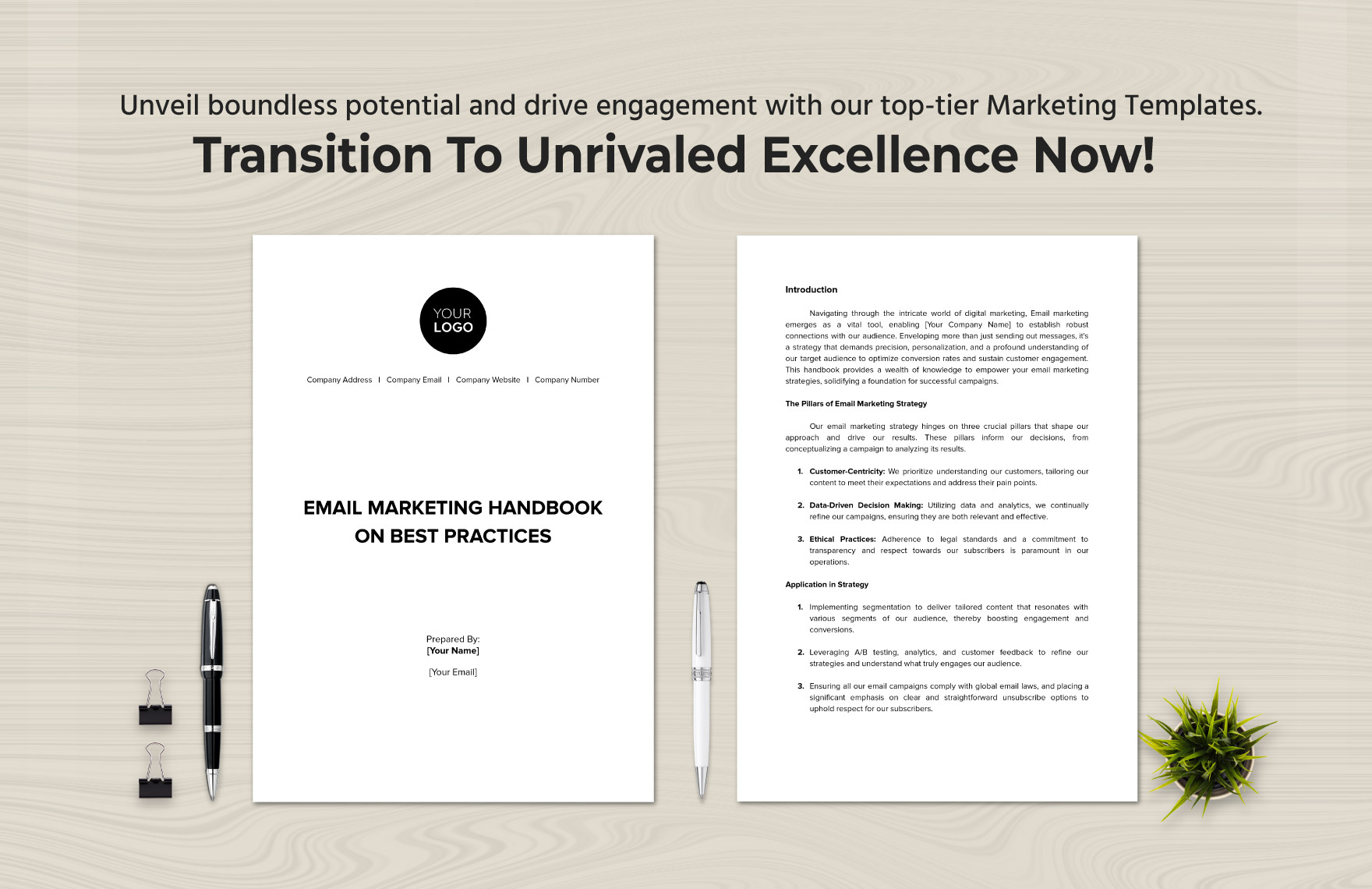 Email Marketing Handbook on Best Practices Template