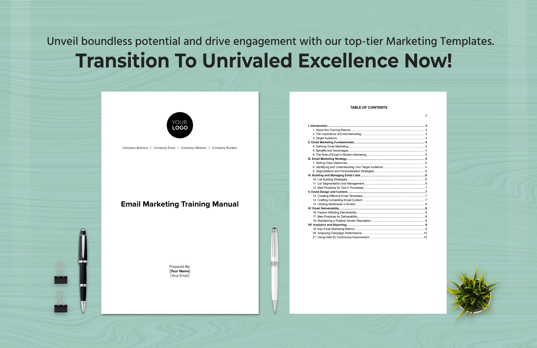 Email Marketing Training Manual Template