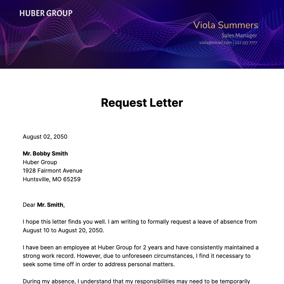 FREE Request Letter Templates & Examples - Edit Online & Download