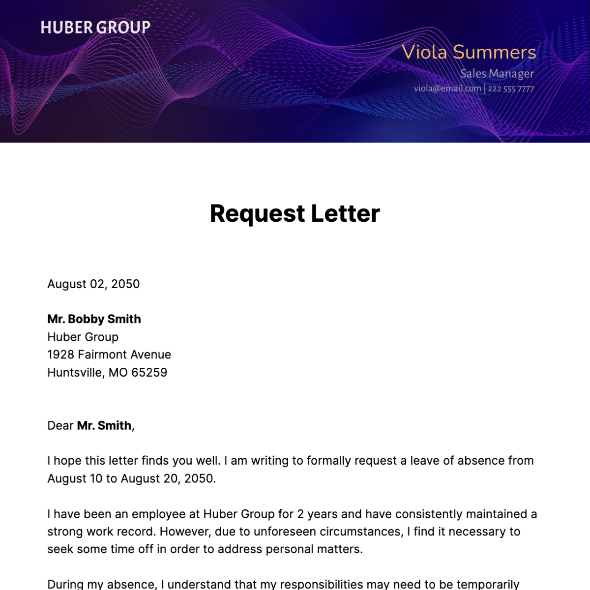 How To Write A Request Letter For Infoupdate