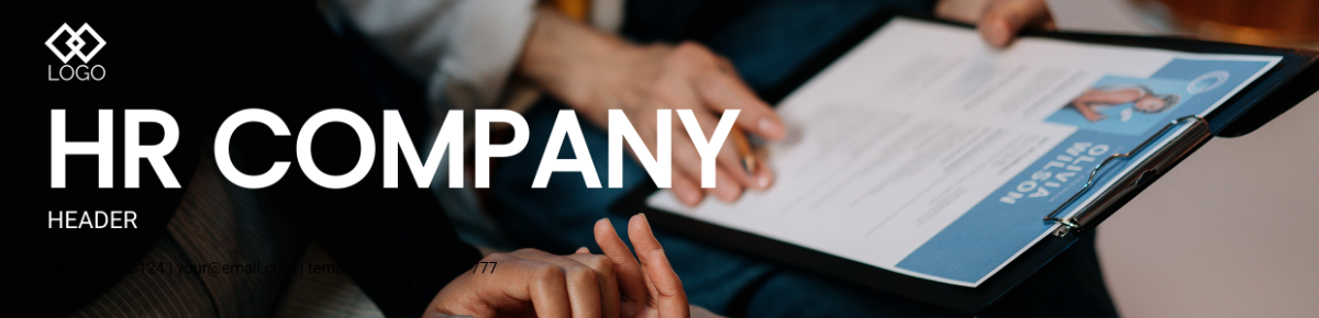 Free HR Company Header Template