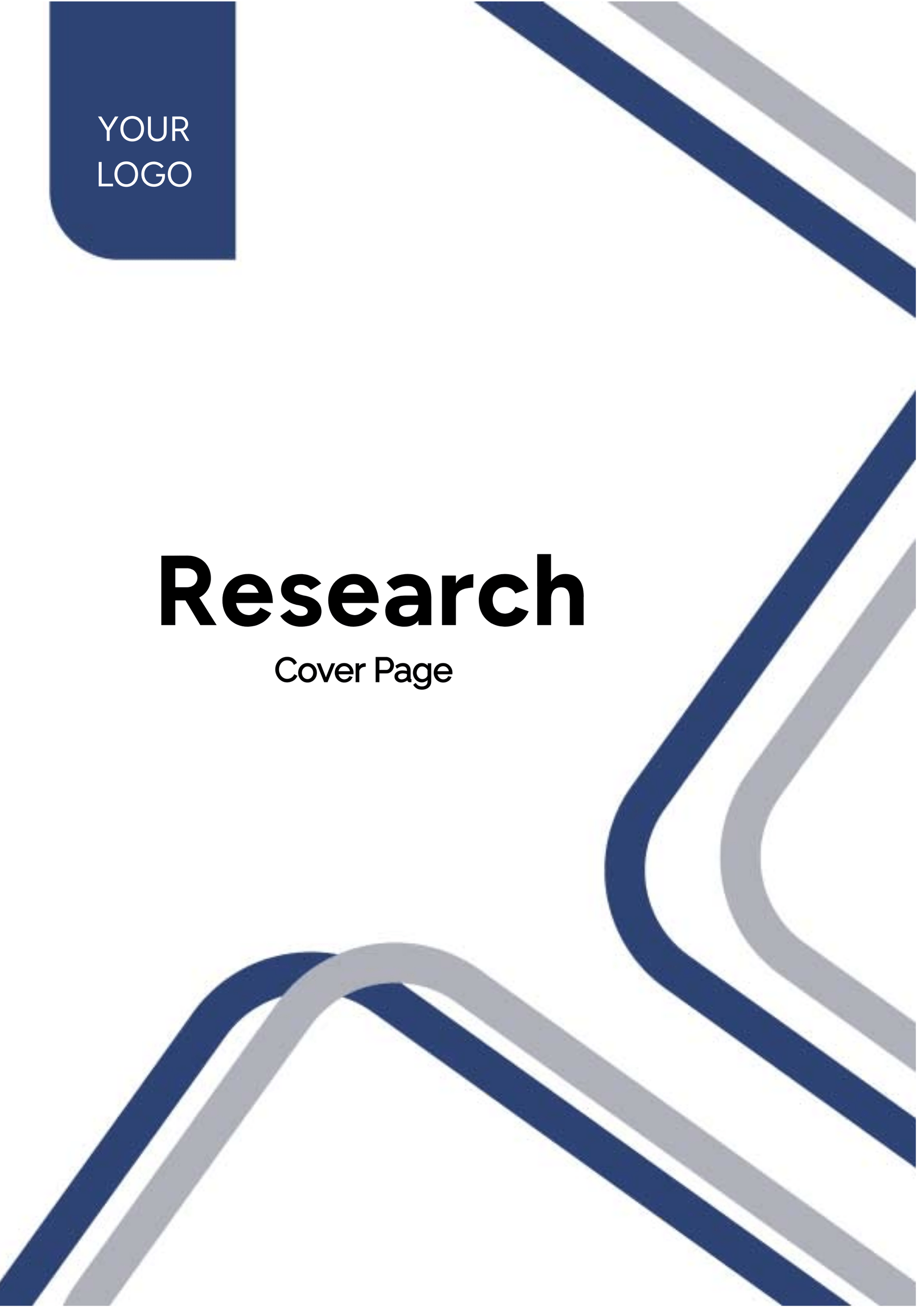 Research Cover Page Template
