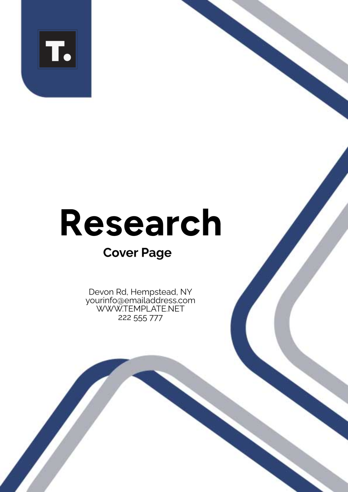 Research Cover Page