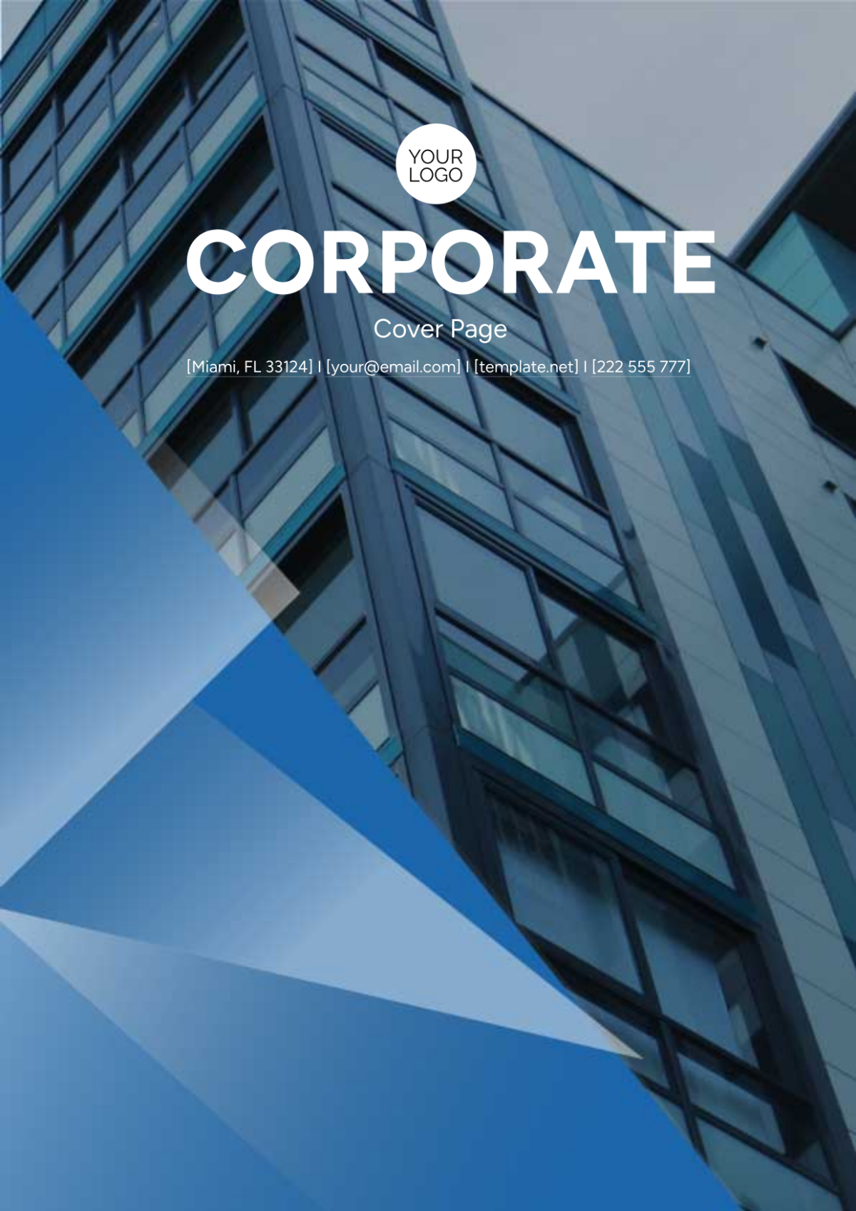 Corporate Cover Page