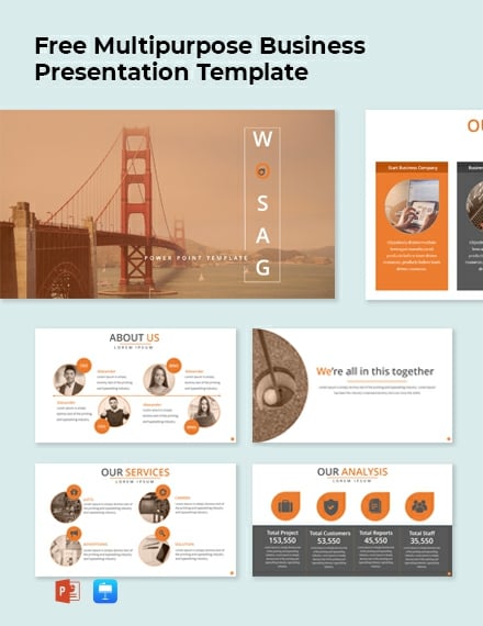 Free Multipurpose Business Presentation Template