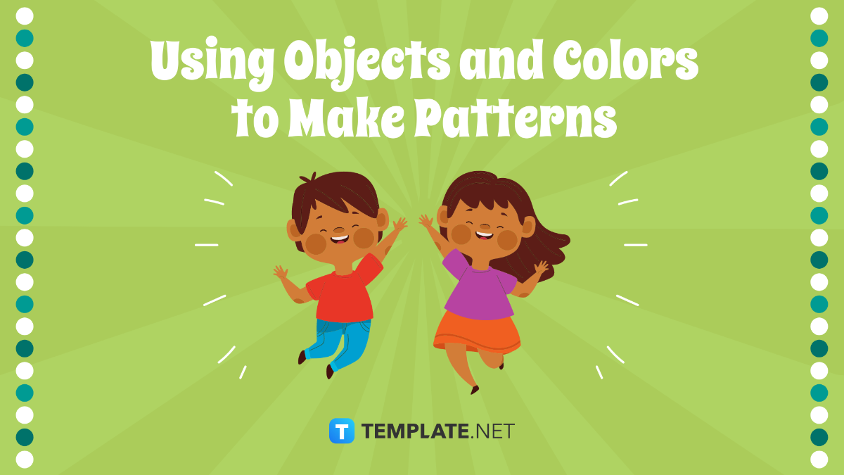 Using Objects and Colors to Make Patterns Template