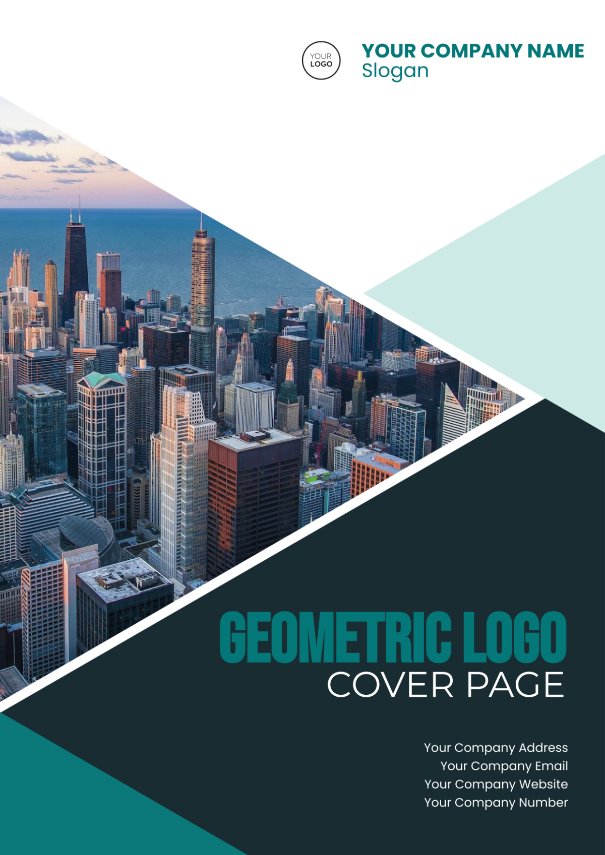 Geometric Logo Cover Page