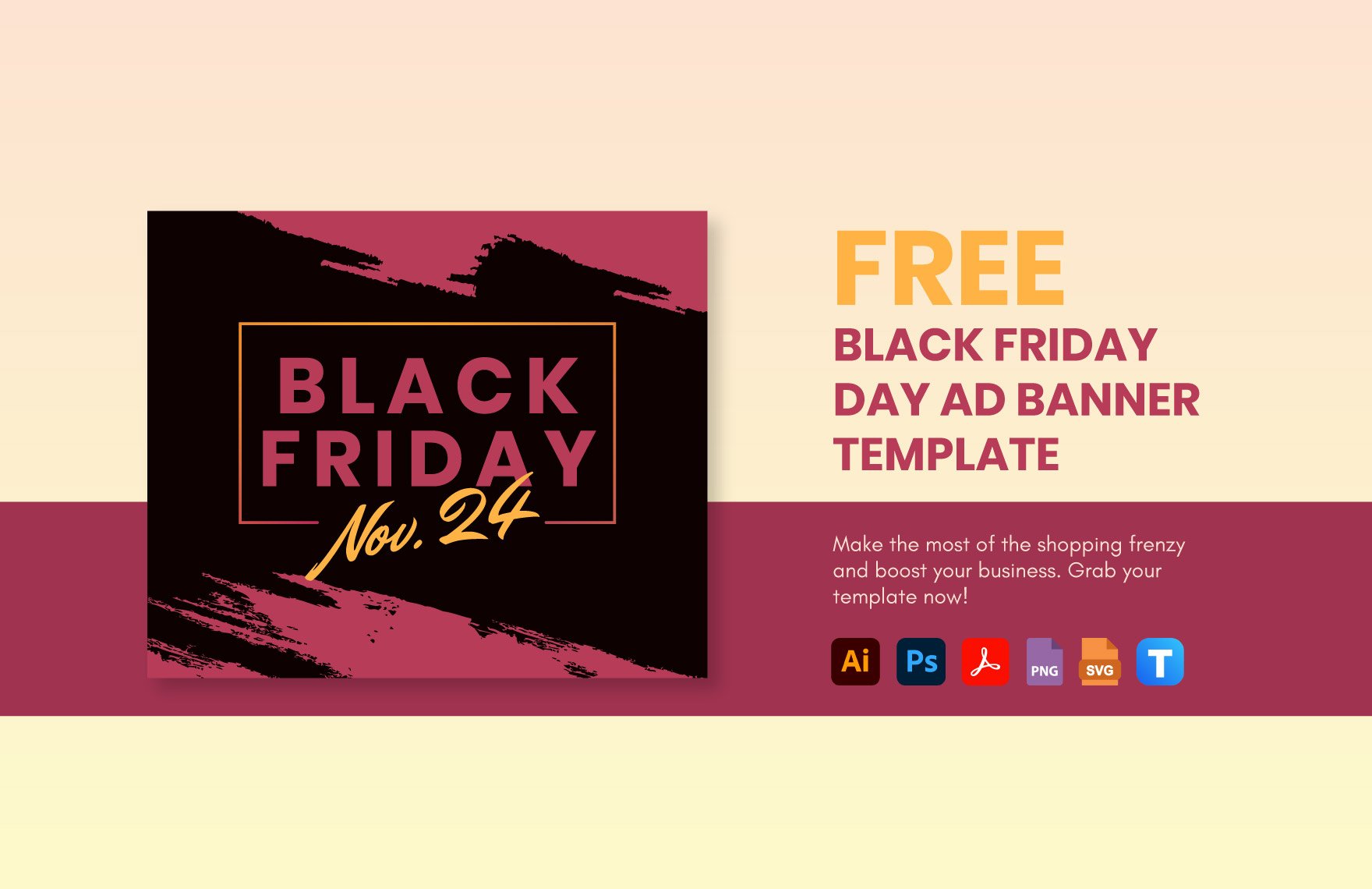 Black Friday Ad Banner Template