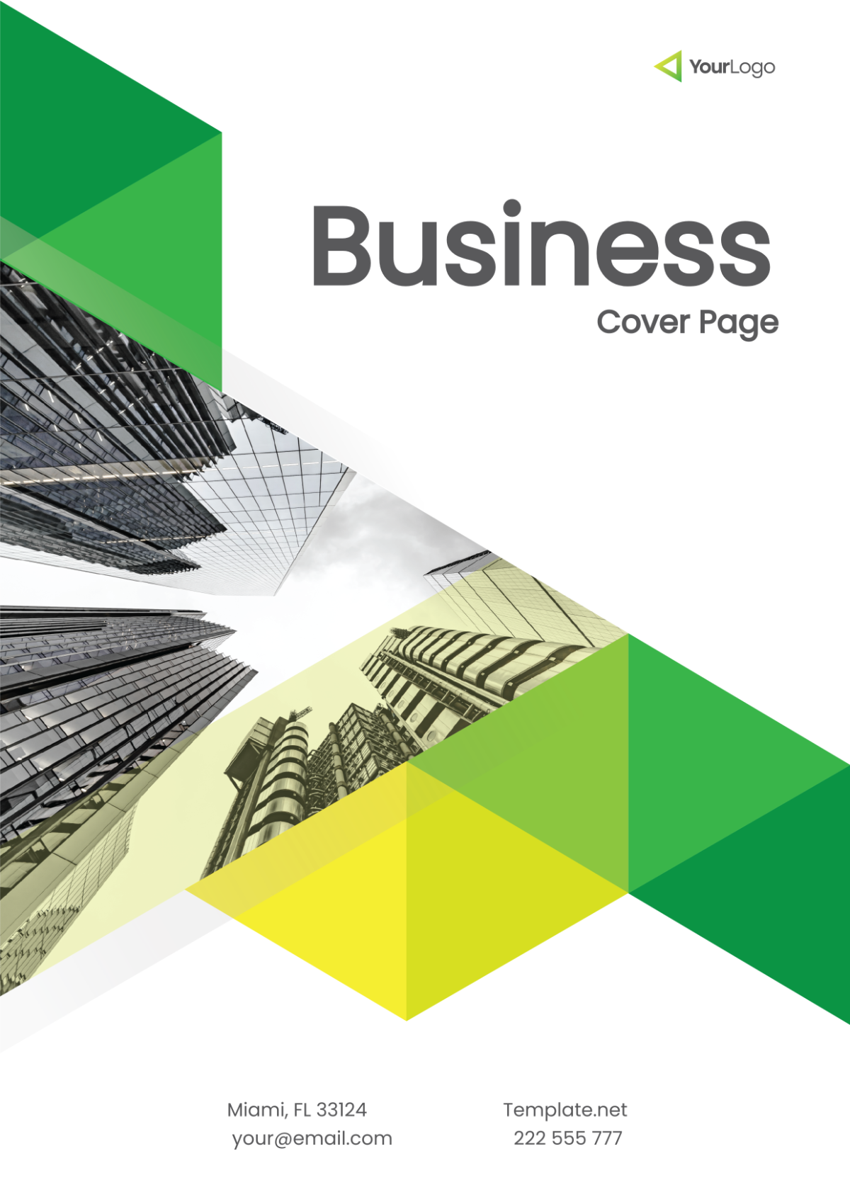 Free Business Cover Page Logo Edit Online & Download