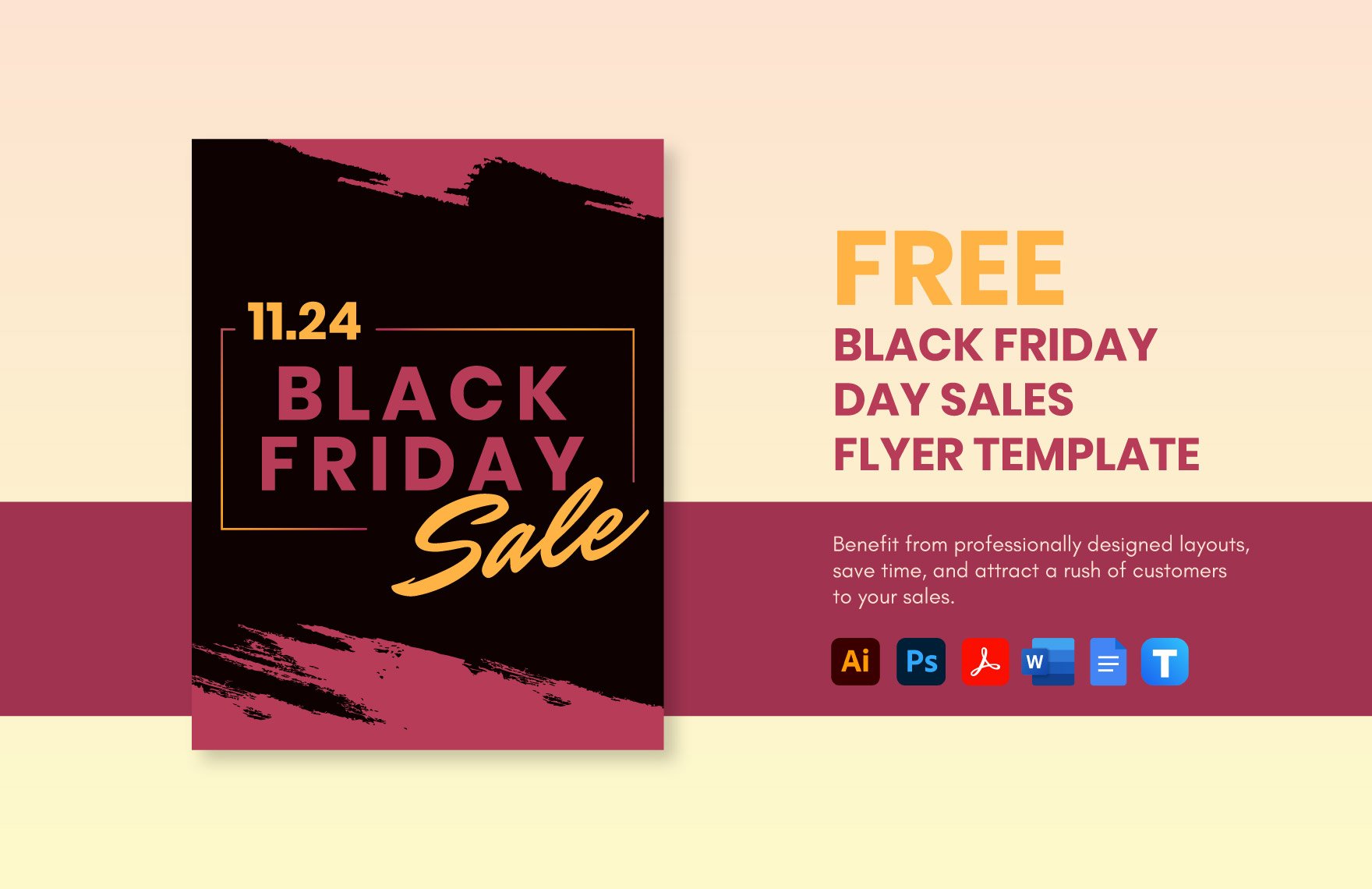 Black Friday Sales Flyer Template