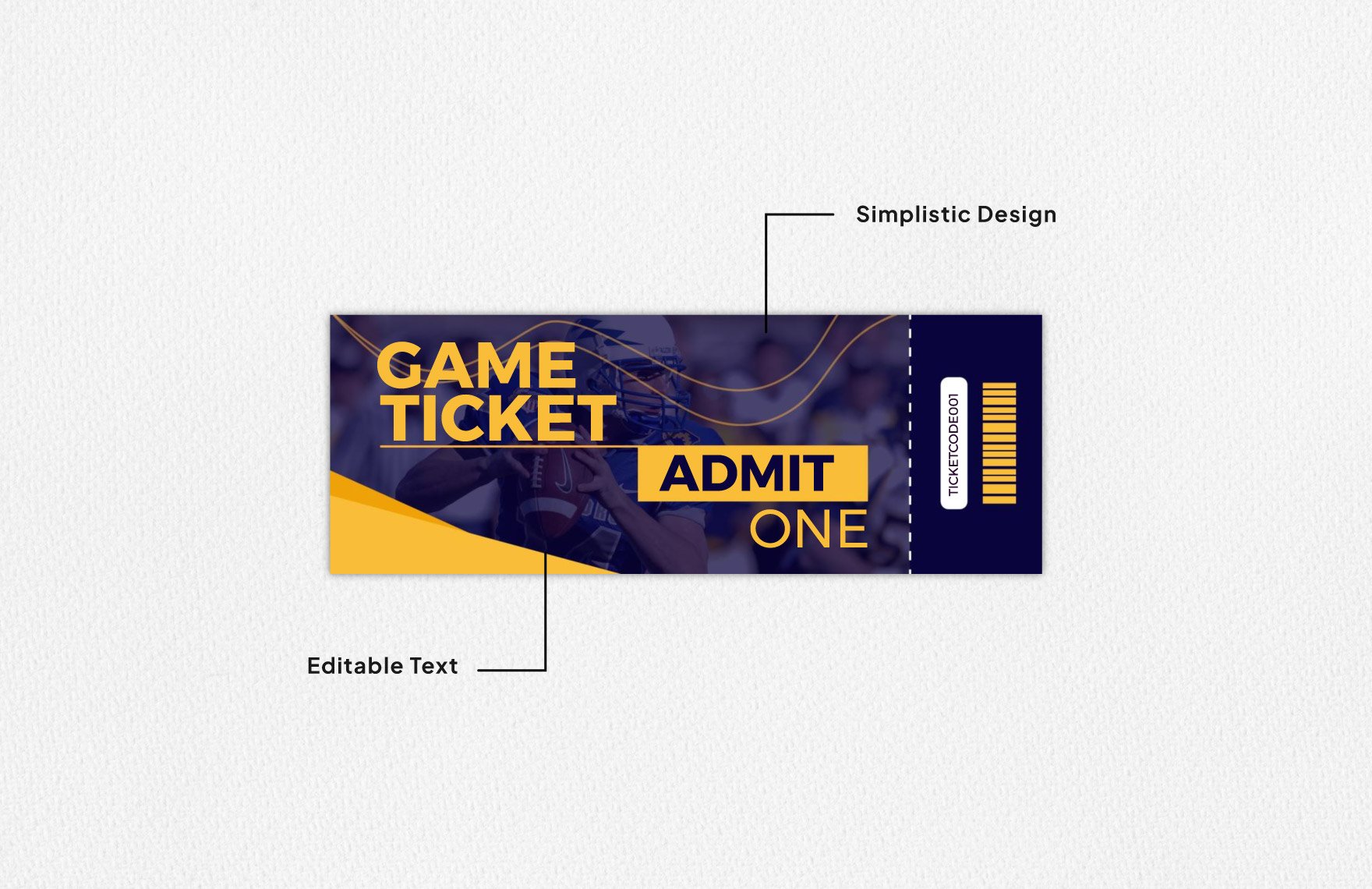 Game Ticket Template