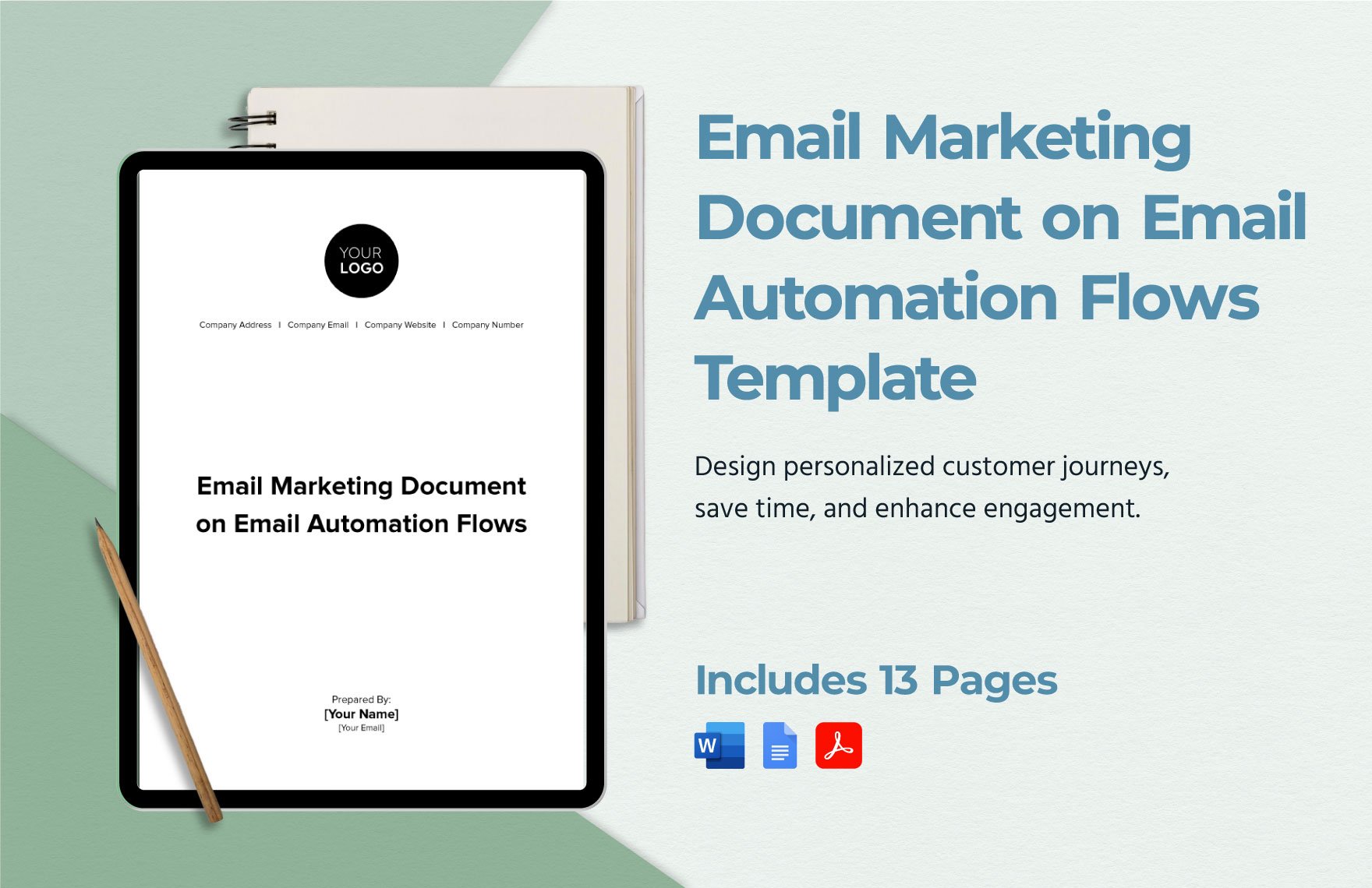 Email Marketing Document on Email Automation Flows Template