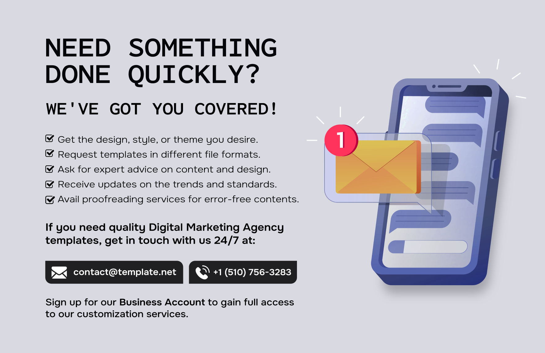 Digital Marketing Agency Infographic Design Template