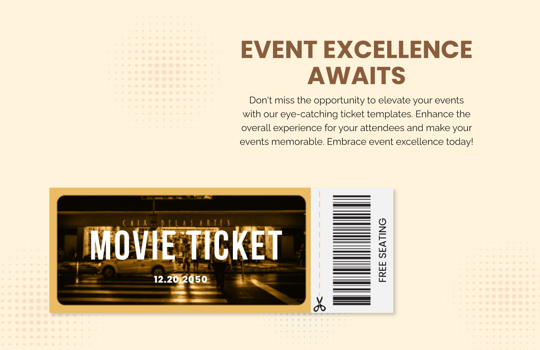 Movie Ticket Template