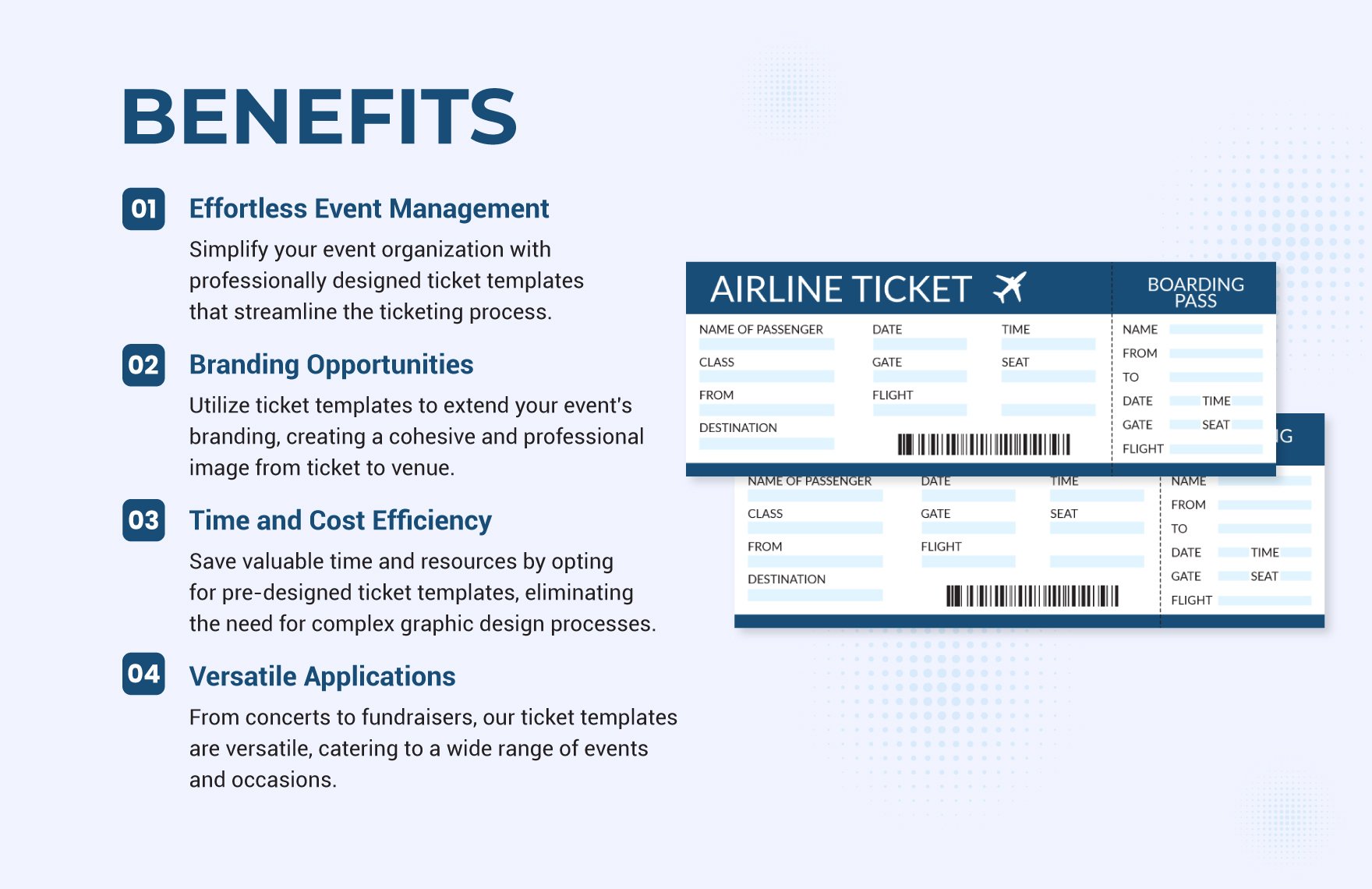 Airline Ticket Template