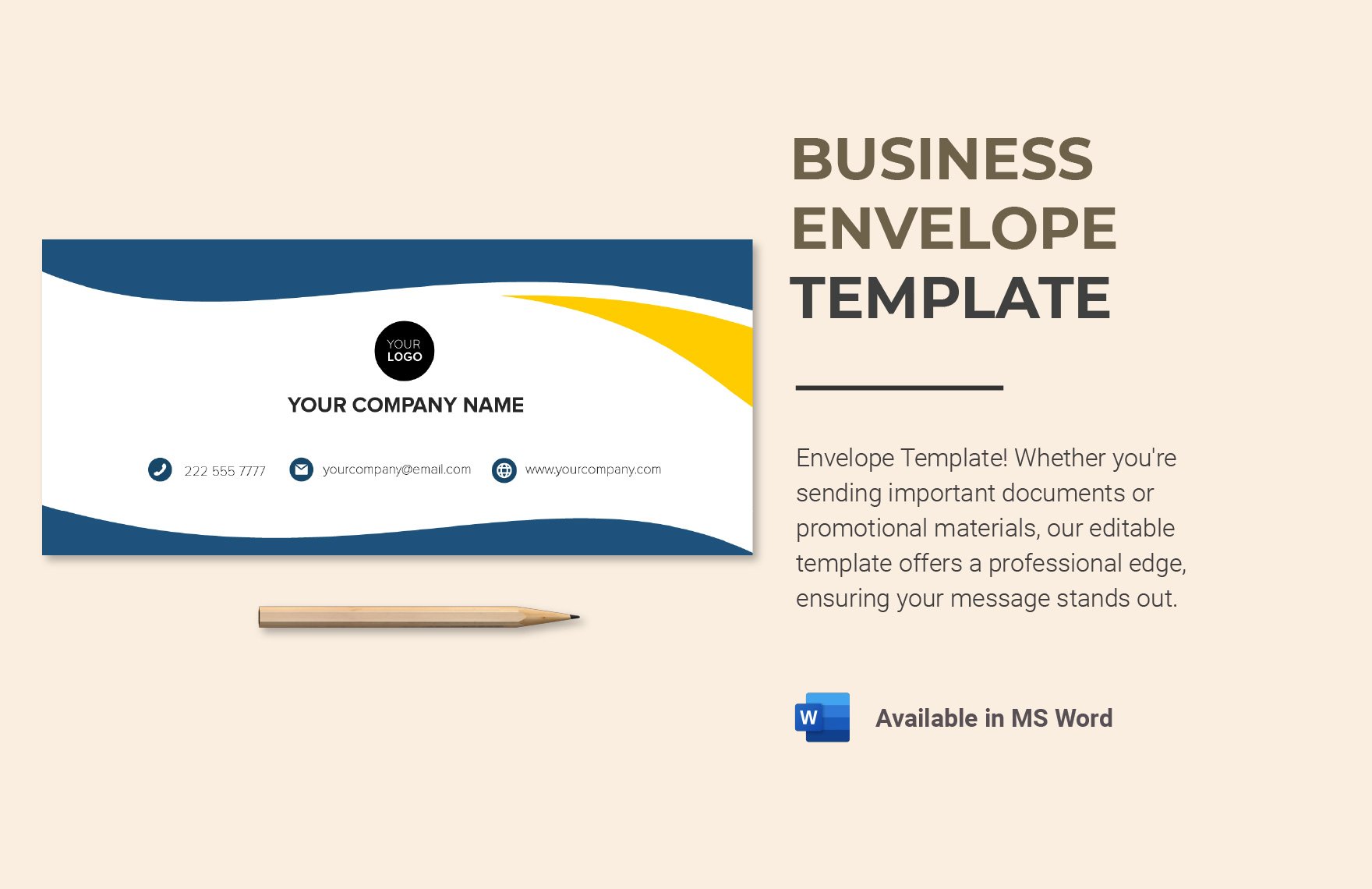 Business Envelope Template