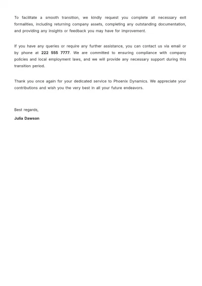 Free Relieving Letter for Health Issues Template to Edit Online