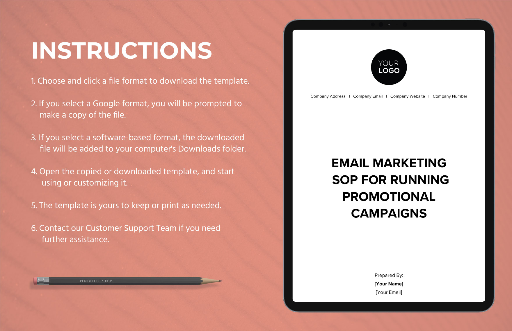 Email Marketing SOP for Running Promotional Campaigns Template