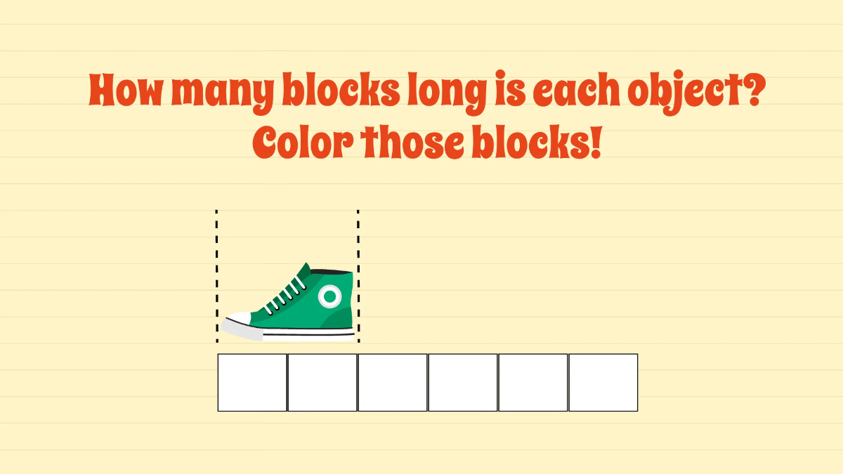 Free Using Non-Standard Units to Measure Template to Edit Online