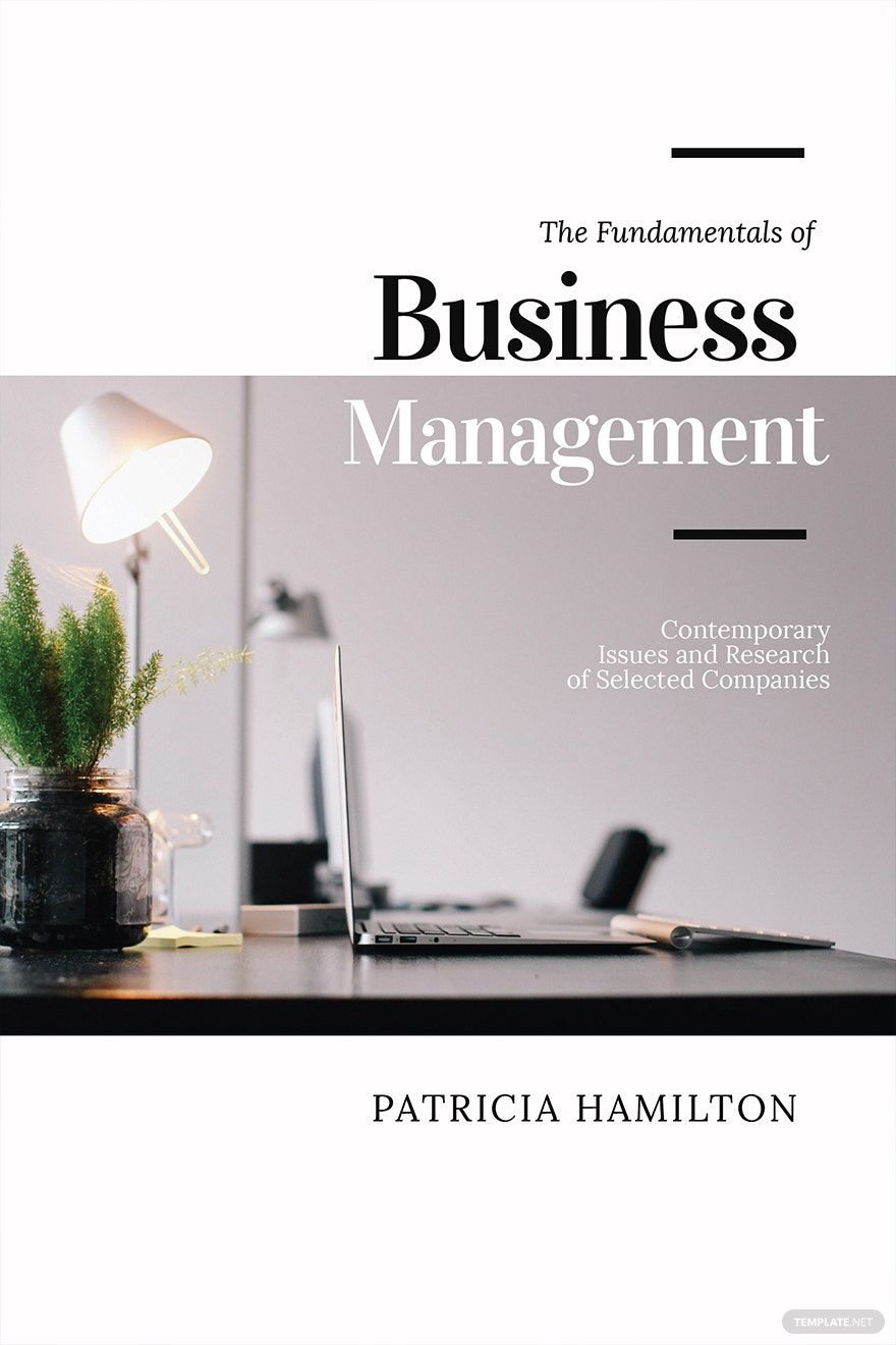 Sample Business Management Book Cover Template