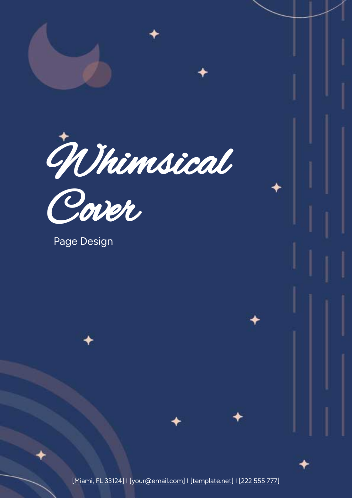 Whimsical Cover Page Design