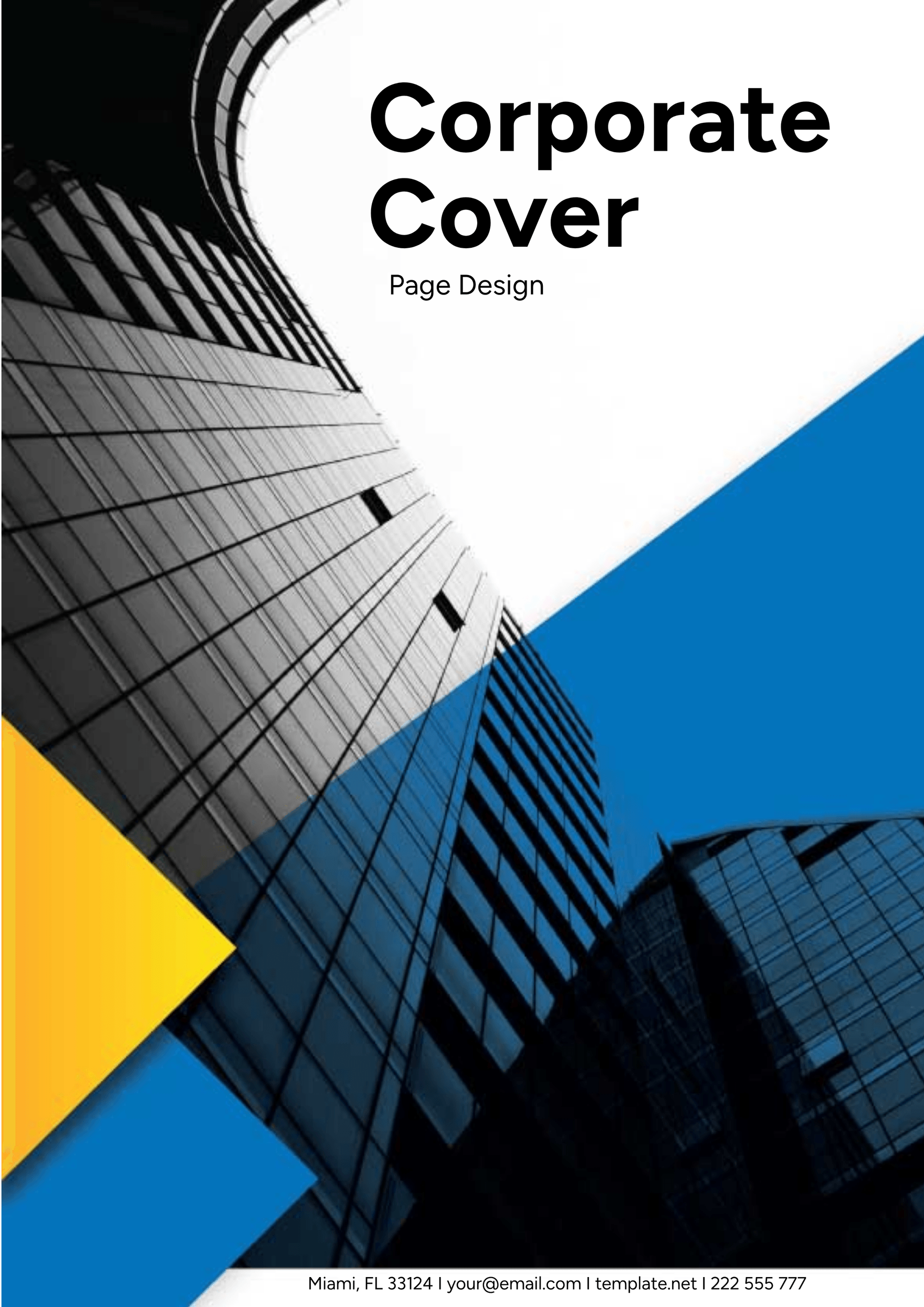 Free Corporate Cover Page Design - Edit Online & Download | Template.net