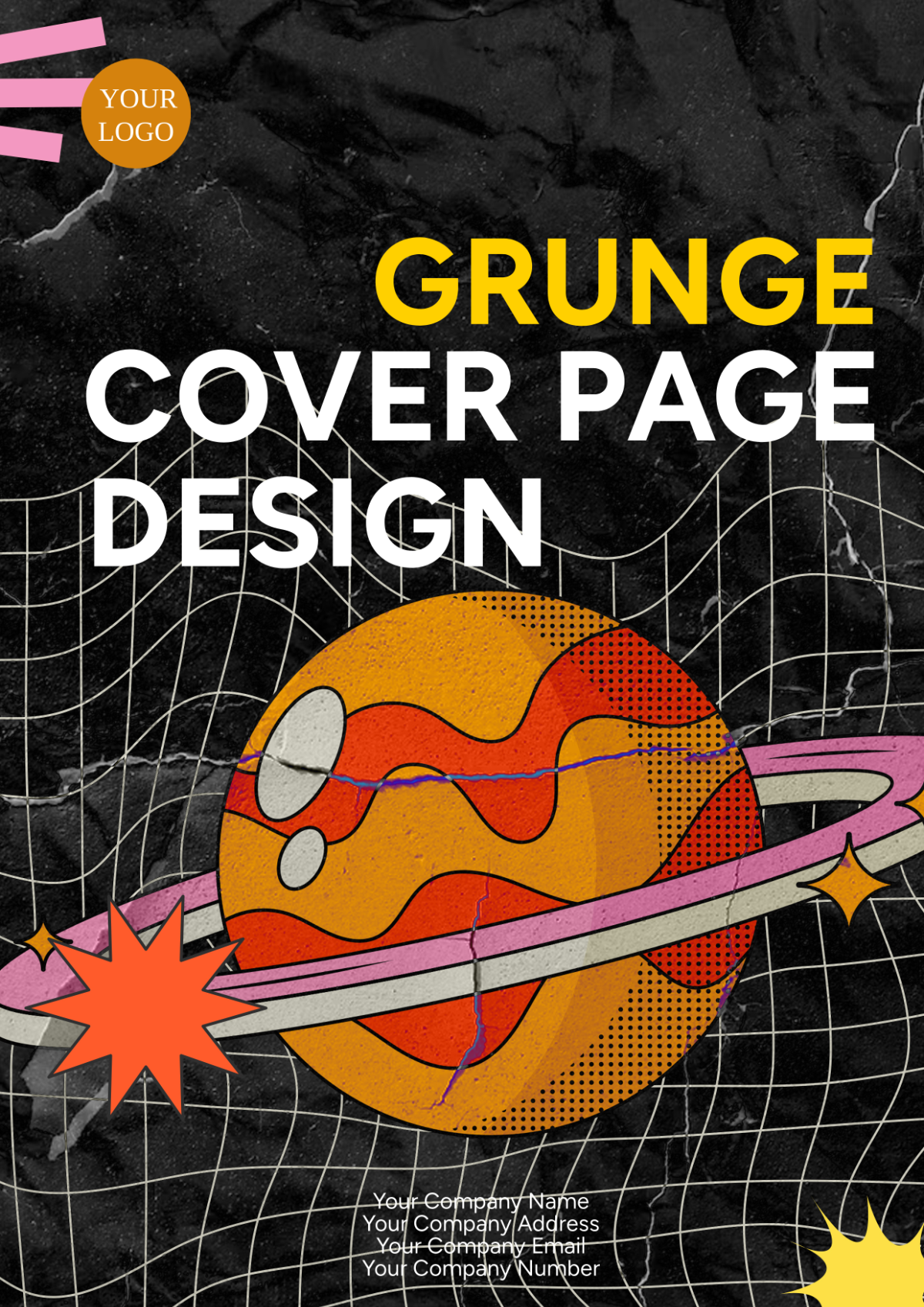 Grunge Cover Page Design