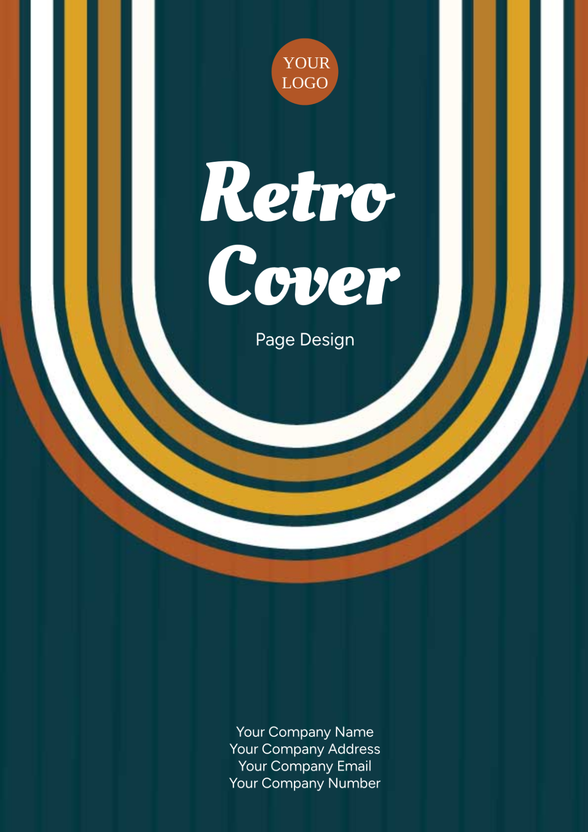 Retro Cover Page Design Template - Edit Online & Download