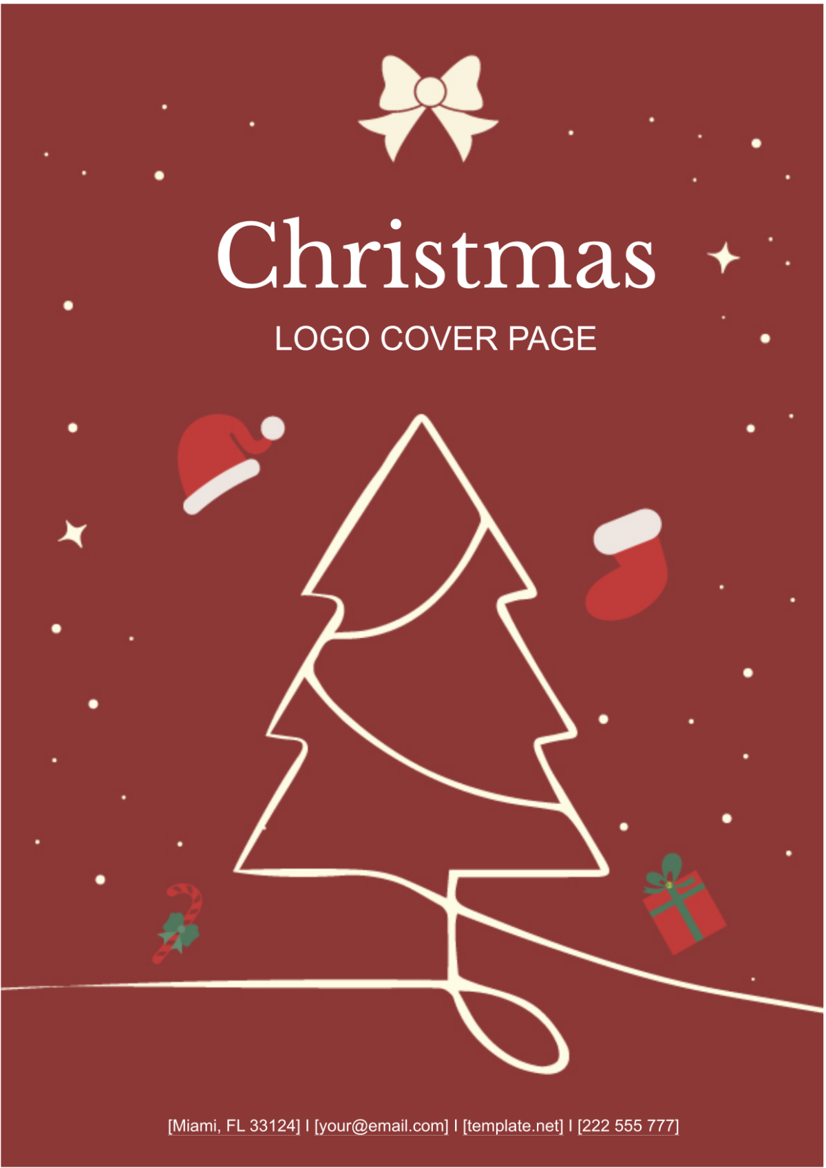 Christmas Cover Page Template