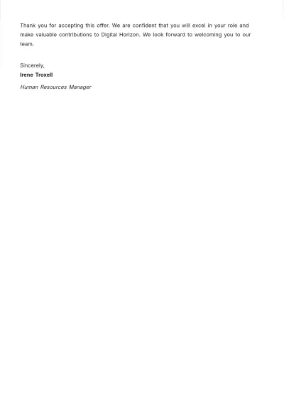Free Approval Letter for Job  Template to Edit Online