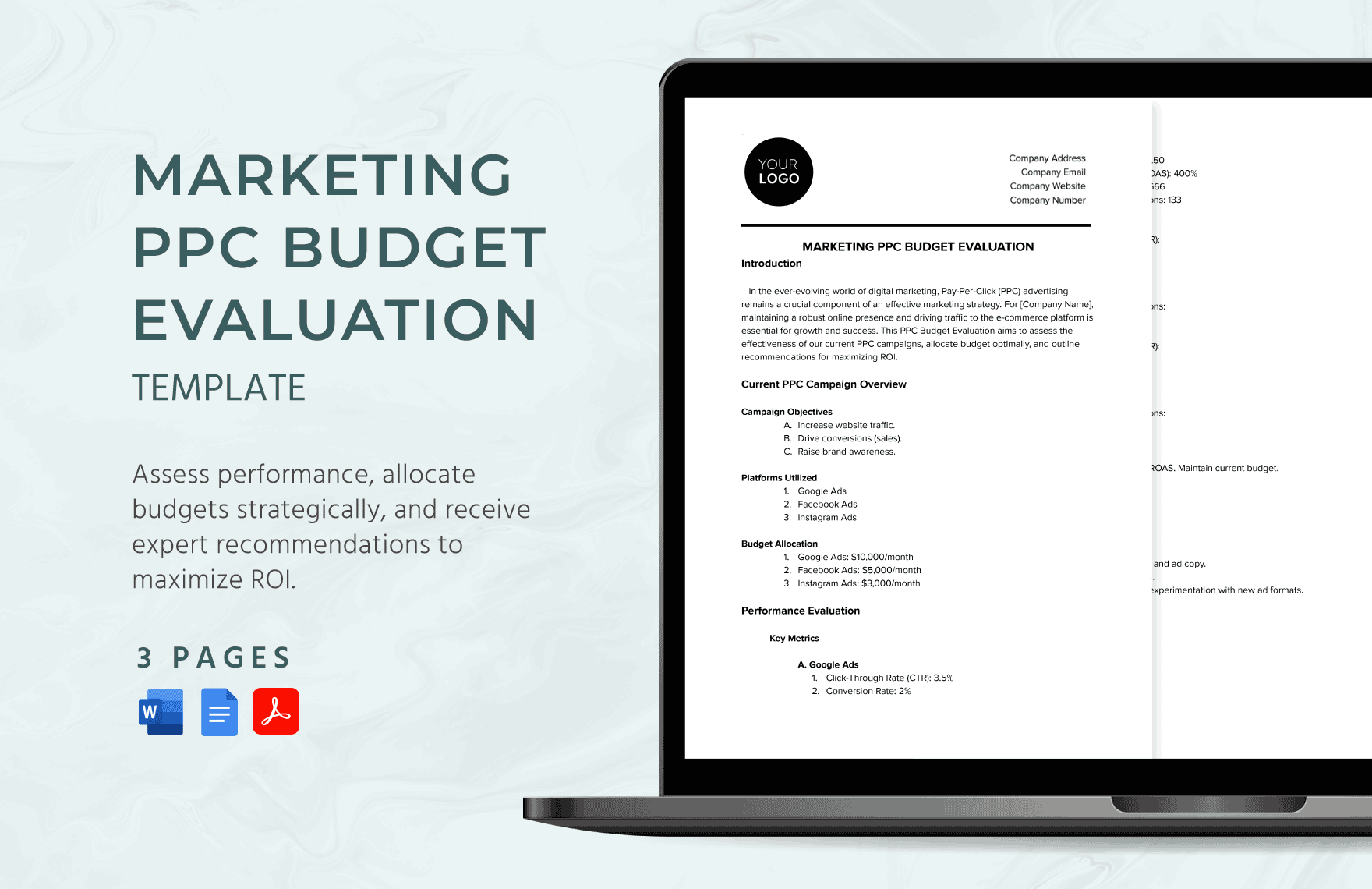 Marketing Budget Roll-over Notice Template