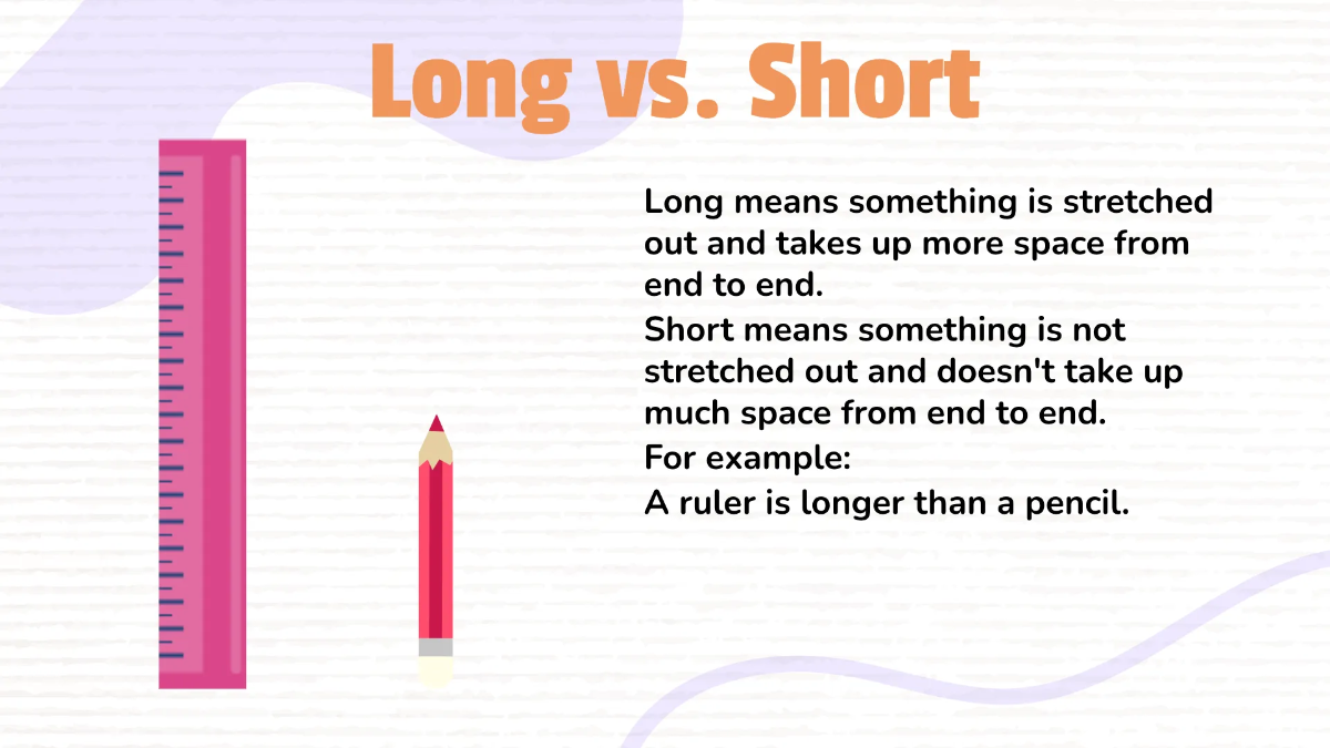 Free Comparing Sizes and Lengths of Object Template to Edit Online