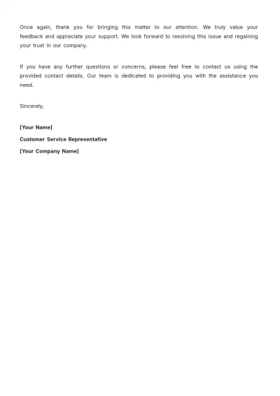 Free Customer Service Recommendation Letter Template to Edit Online