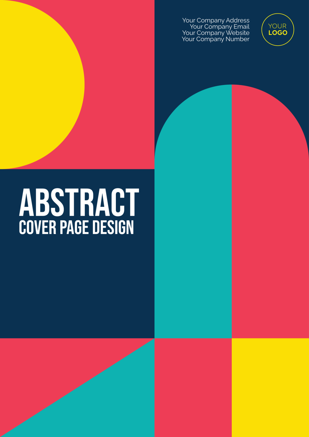 Abstract Cover Page Design