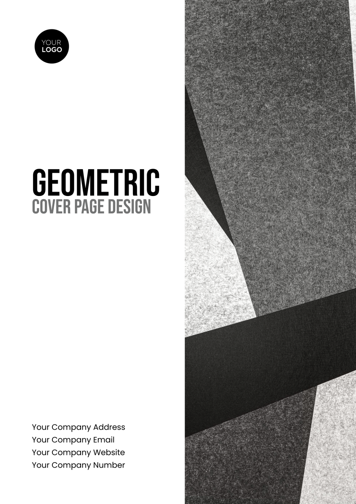 Geometric Cover Page Design