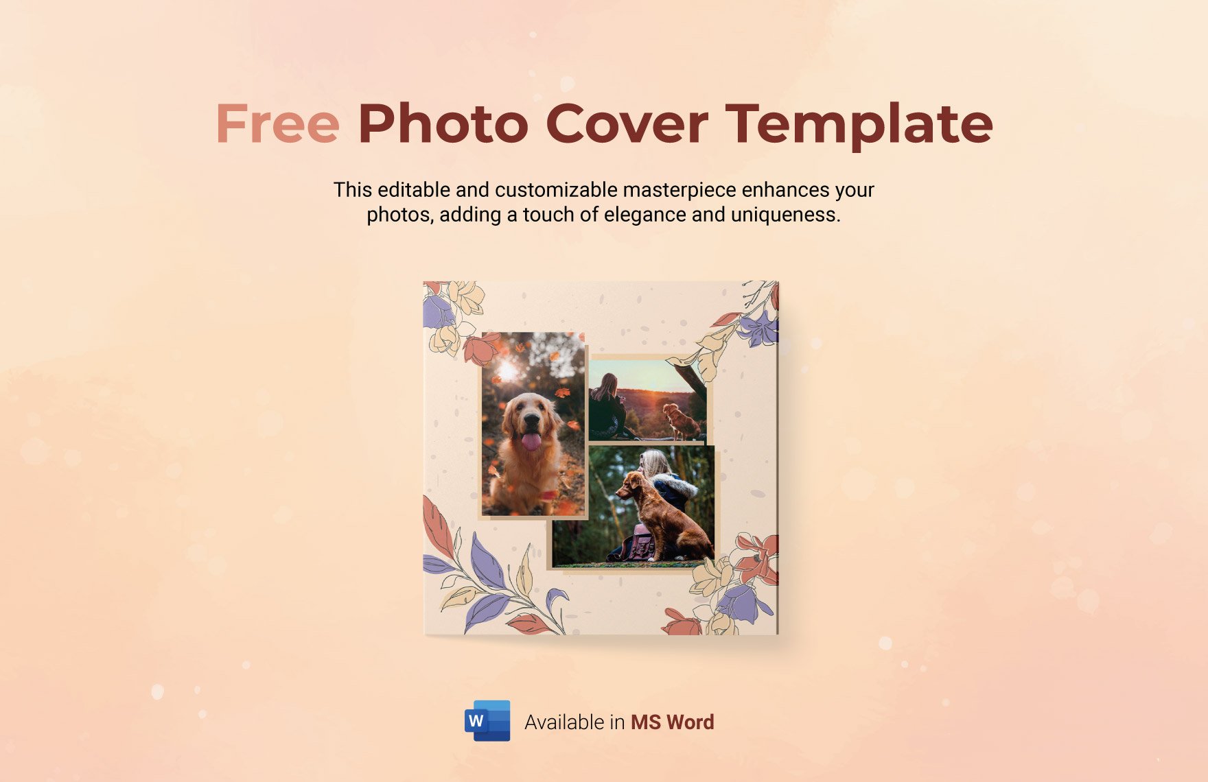 Photo Cover Template in Word