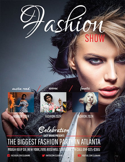 How to Make/Create a Fashion Show Flyer [Templates + Examples] 2023