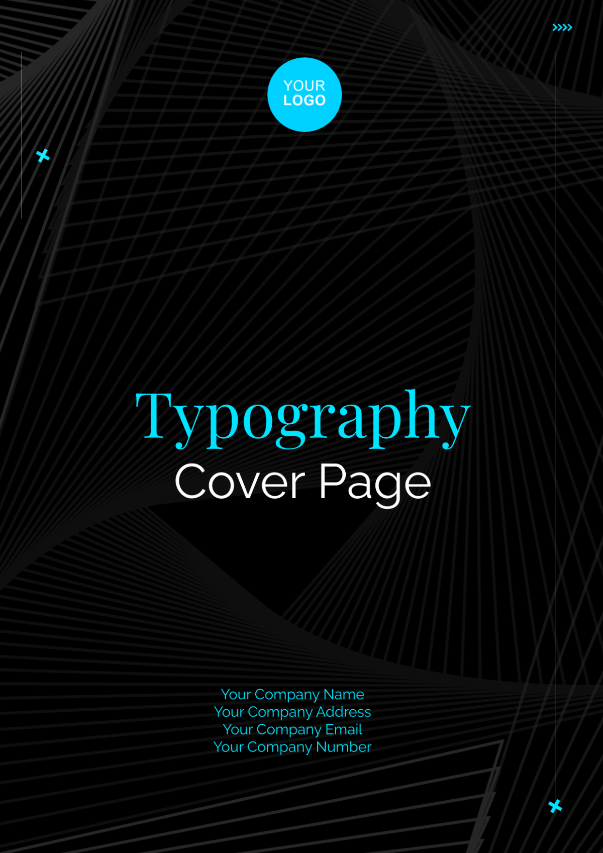Typography Cover Page Design