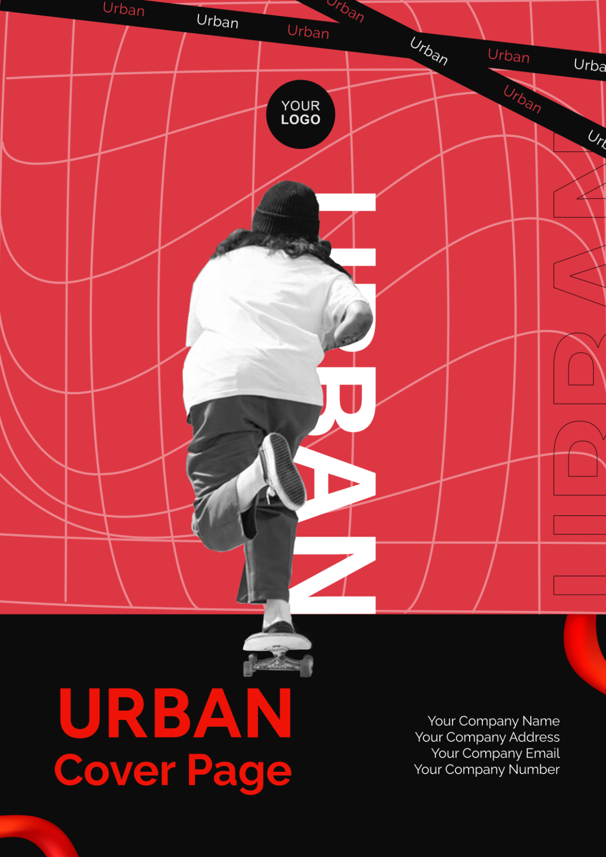 Urban Cover Page Design Template - Edit Online & Download